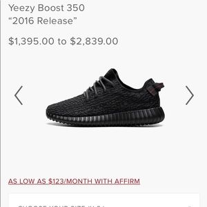 Adidas Yeezy 350 boost 2016 preowned